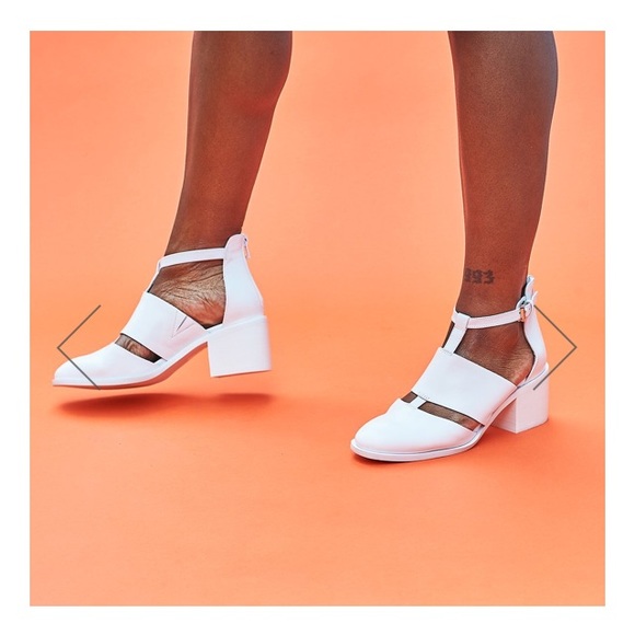 ✨Jeffrey Campbell✨Cut-out Boots Melina White 36 - Picture 6 of 8